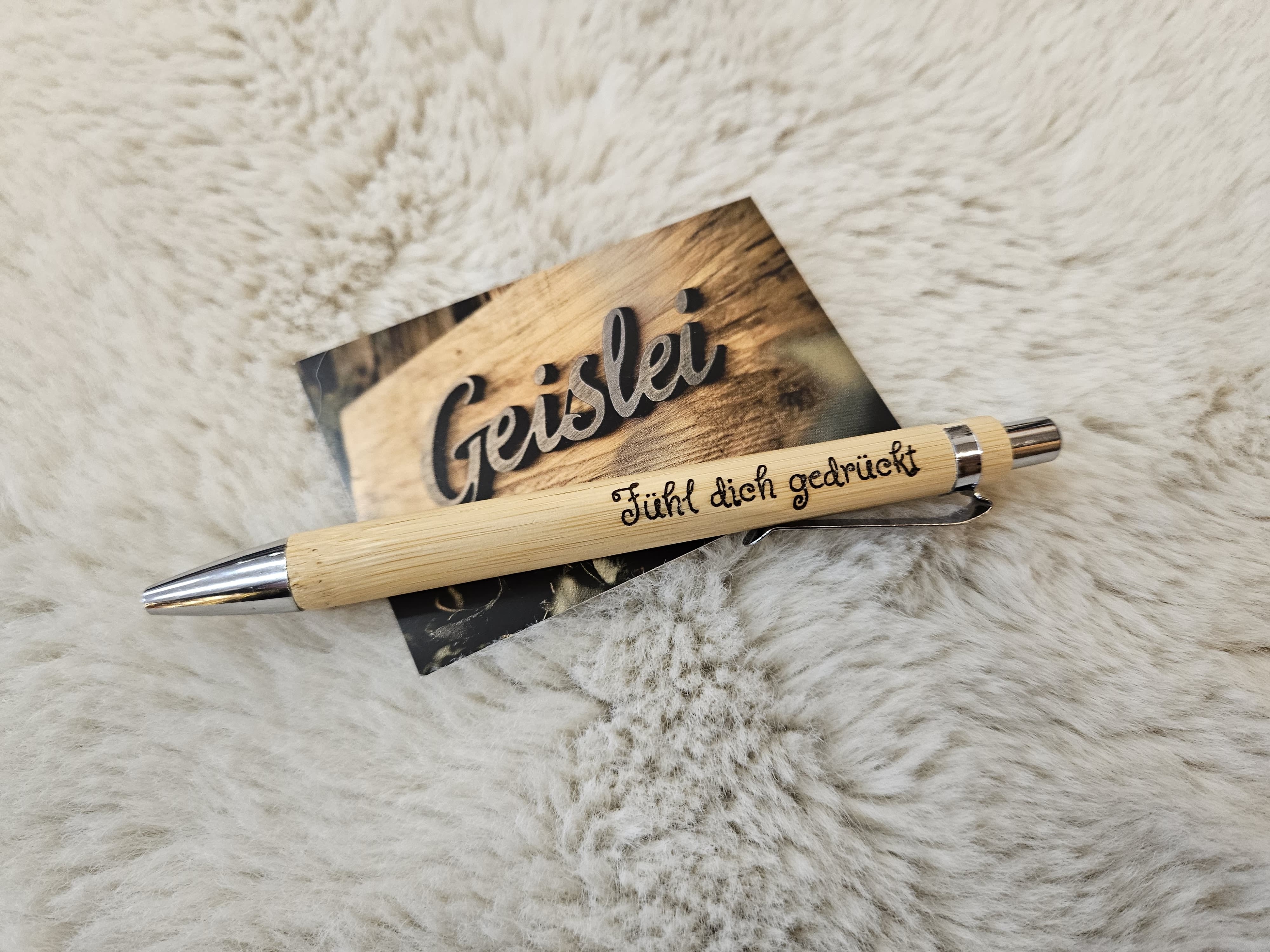 Kugelschreiber `Fühl dich gedrückt´