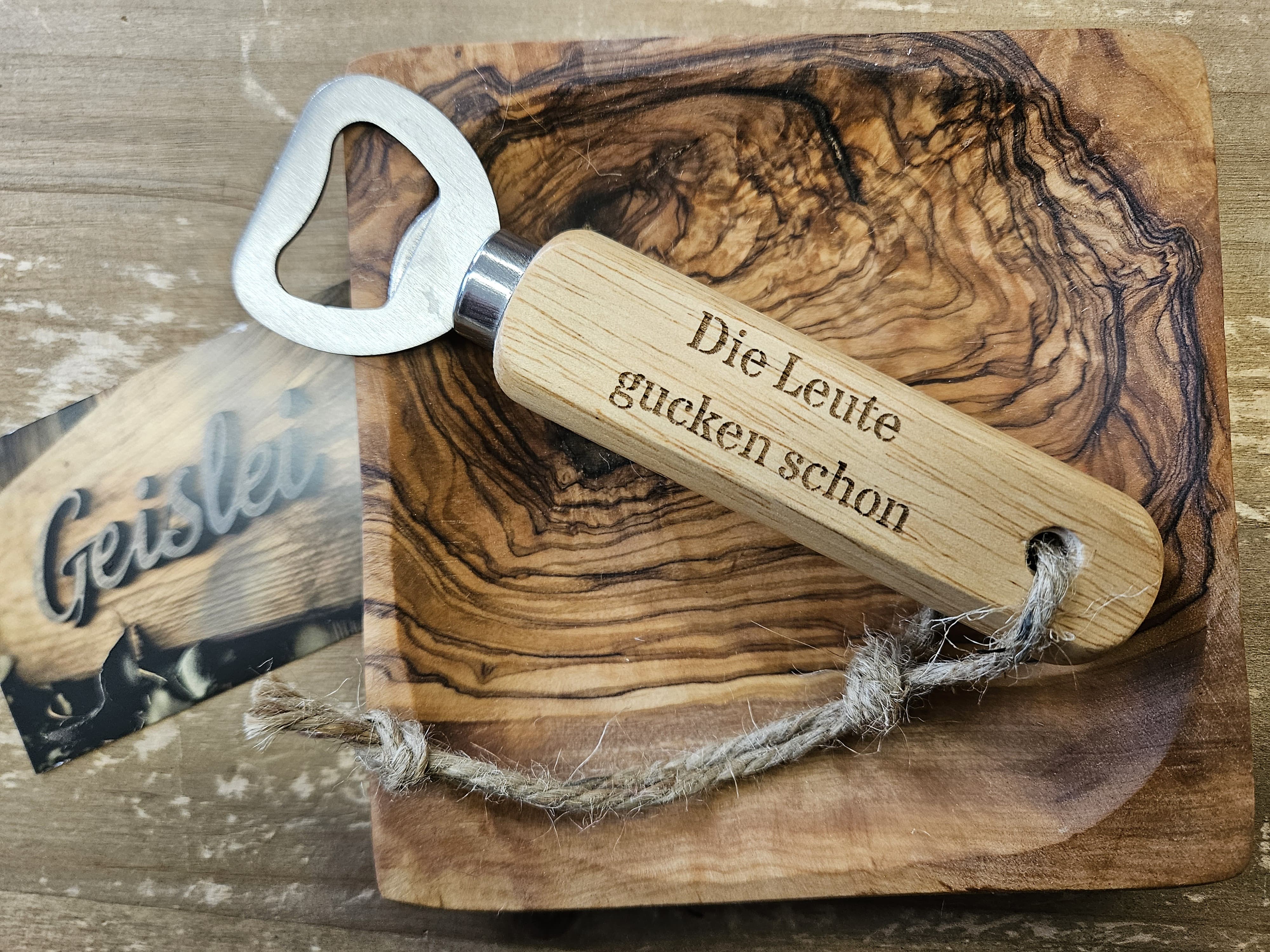 Flaschenöffner `Die Leute gucken schon´