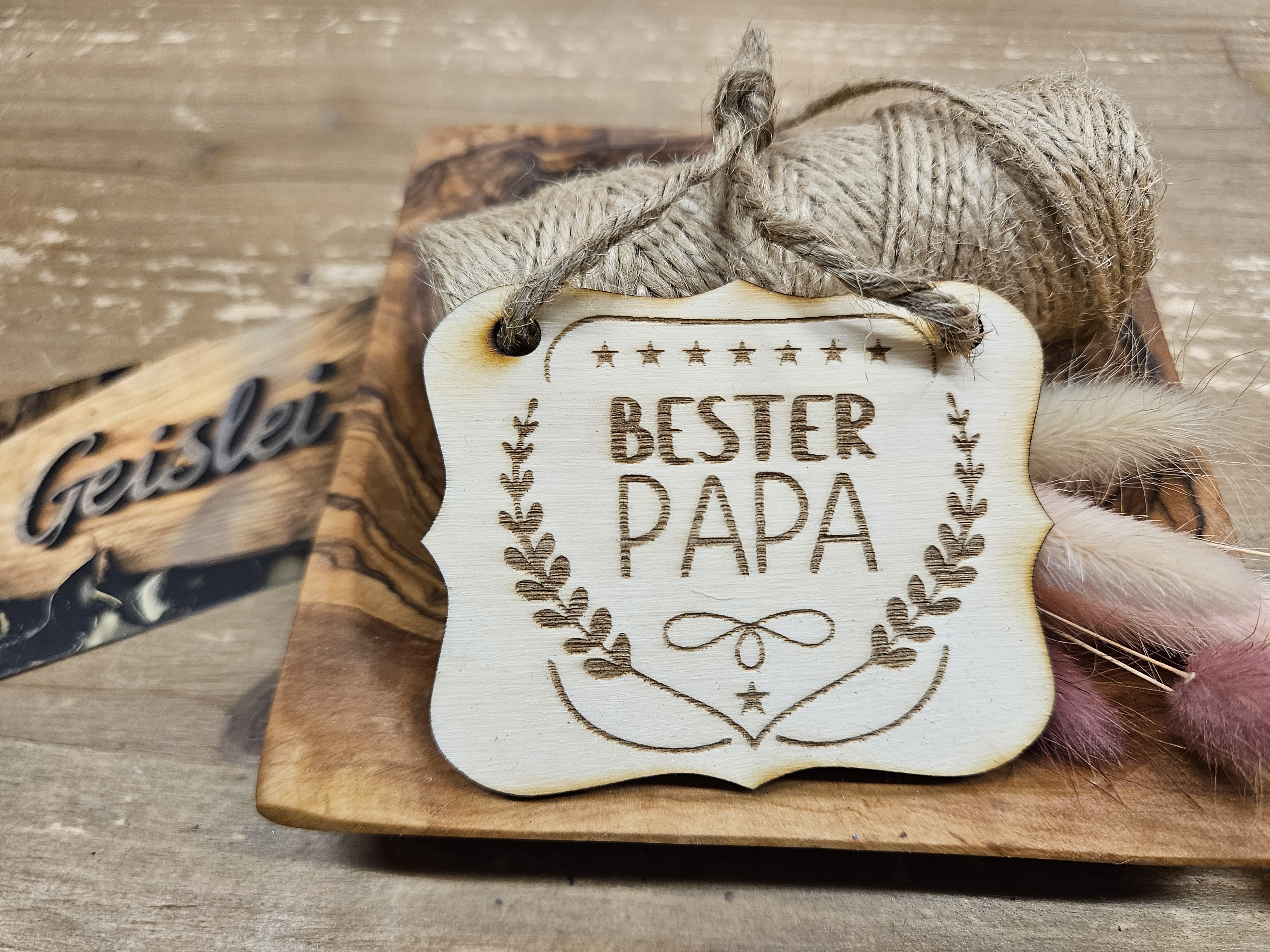 Spruchschildchen - Bester Papa