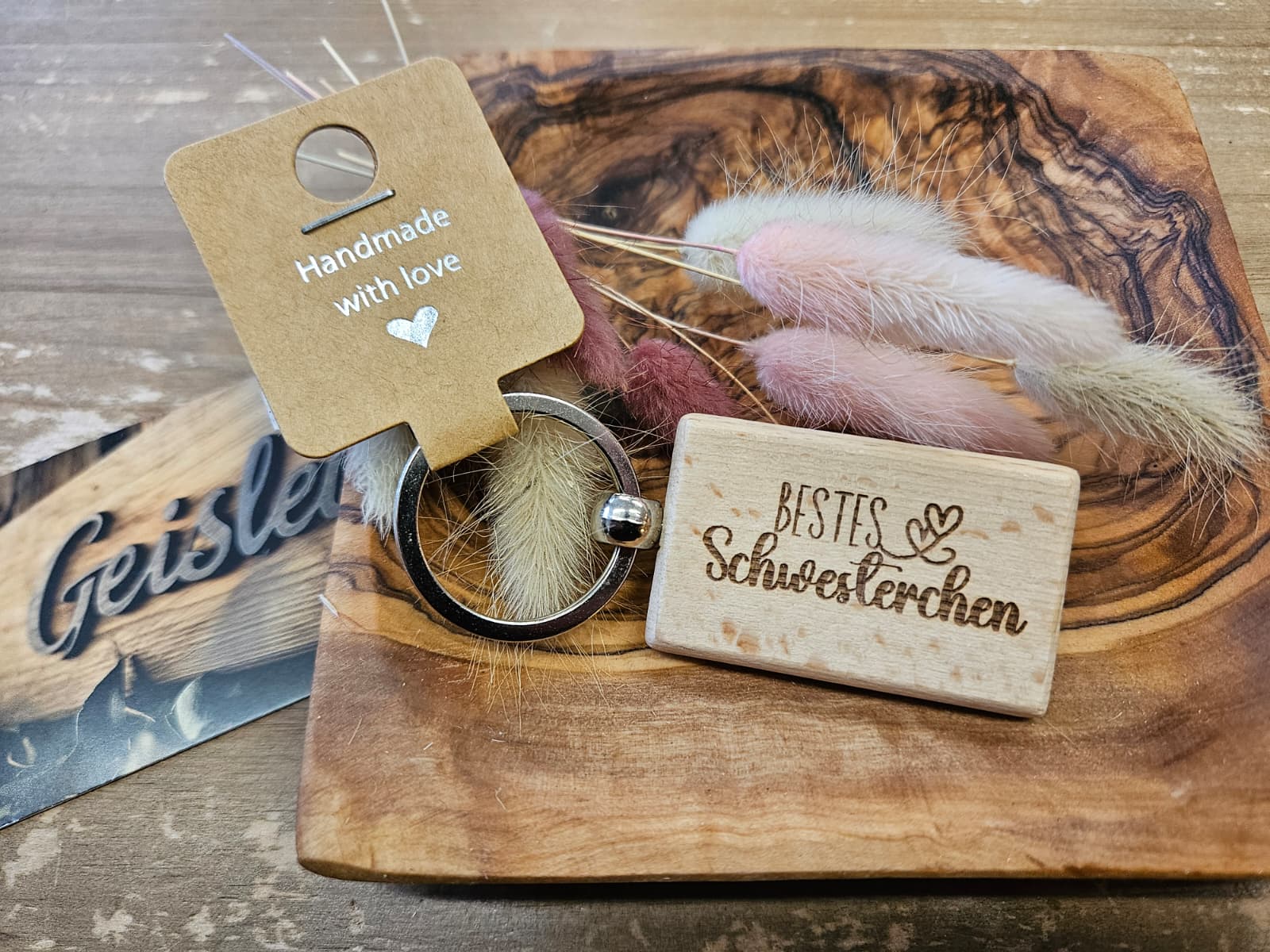 Schlüsselanhänger - Bestes Schwesterchen