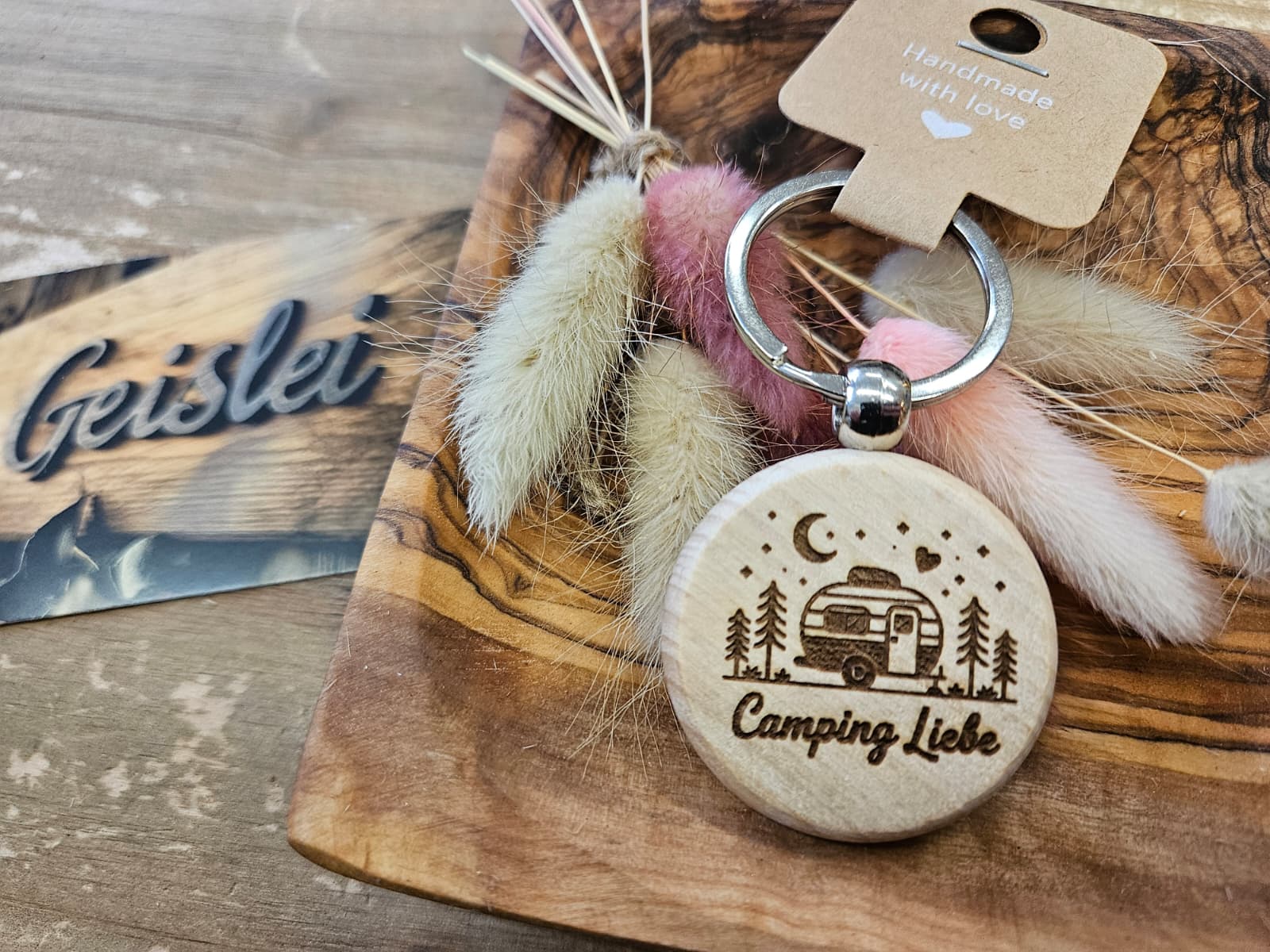 Schlüsselanhänger - Camping Liebe