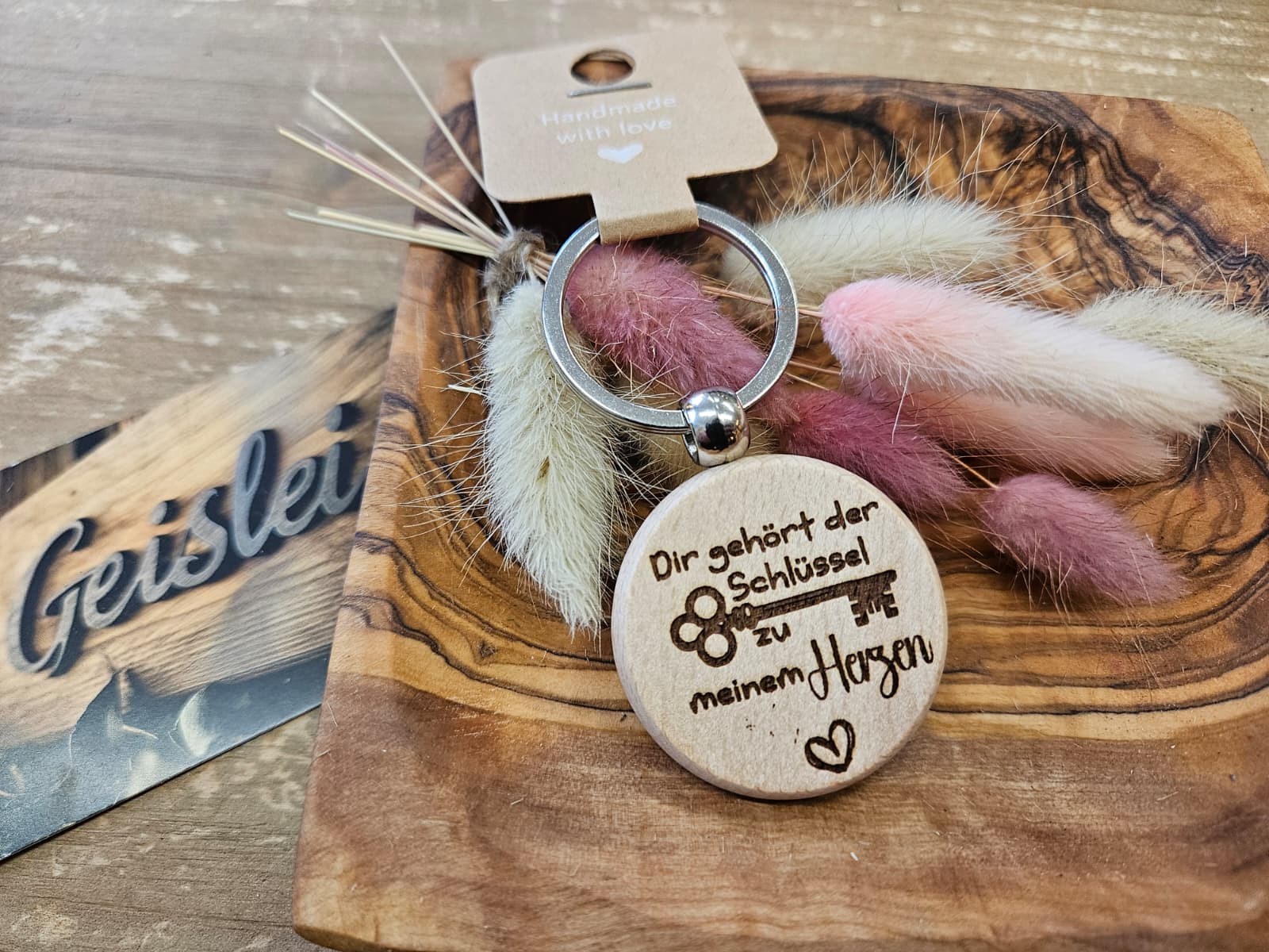 Schlüsselanhänger - Dir gehört der Schlüssel zu meinem Herzen