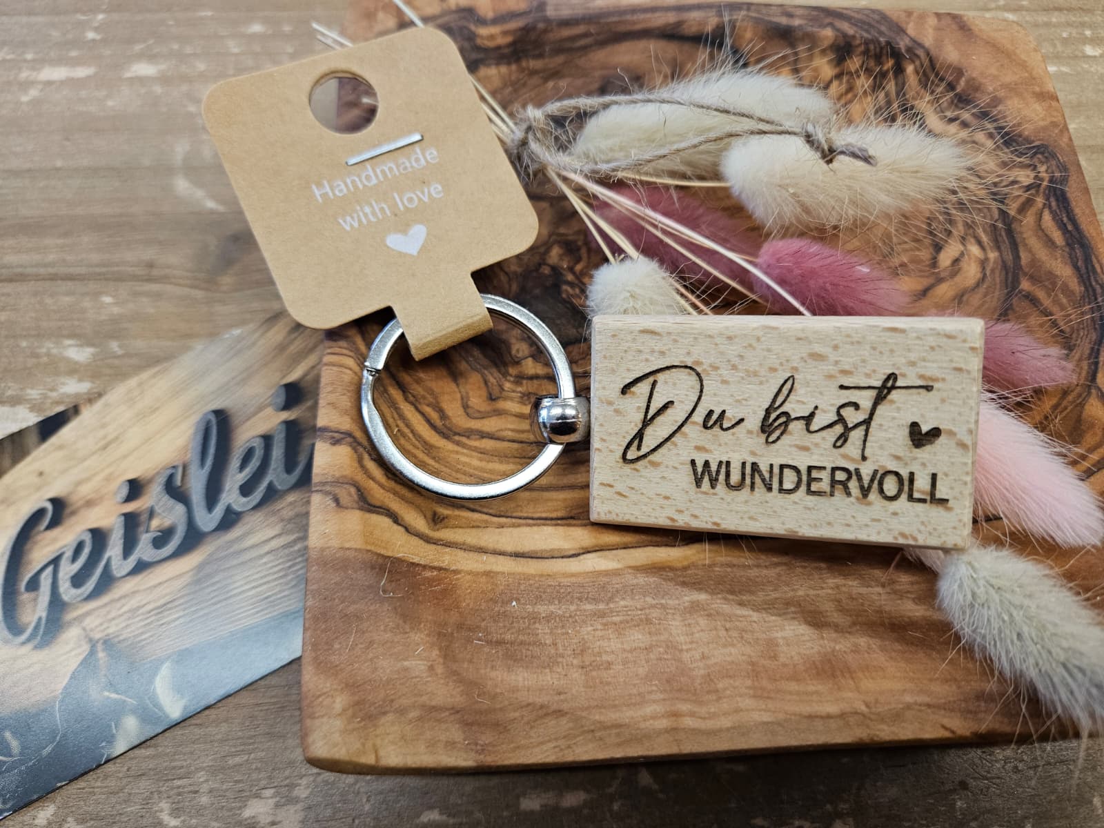 Schlüsselanhänger - Du bist wundervoll