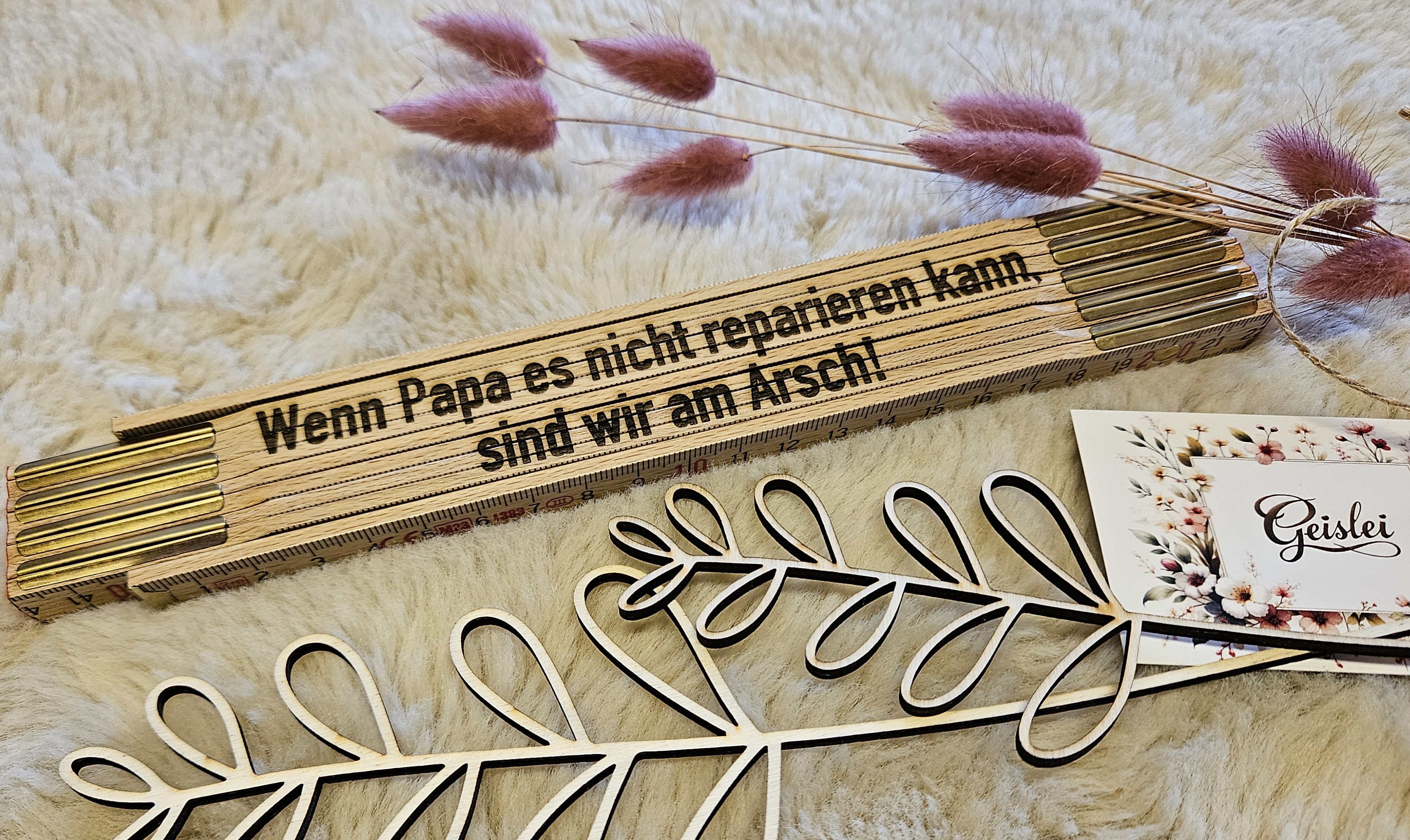 Gliedermaßstab `Wenn Papa es nicht reparieren kann...´