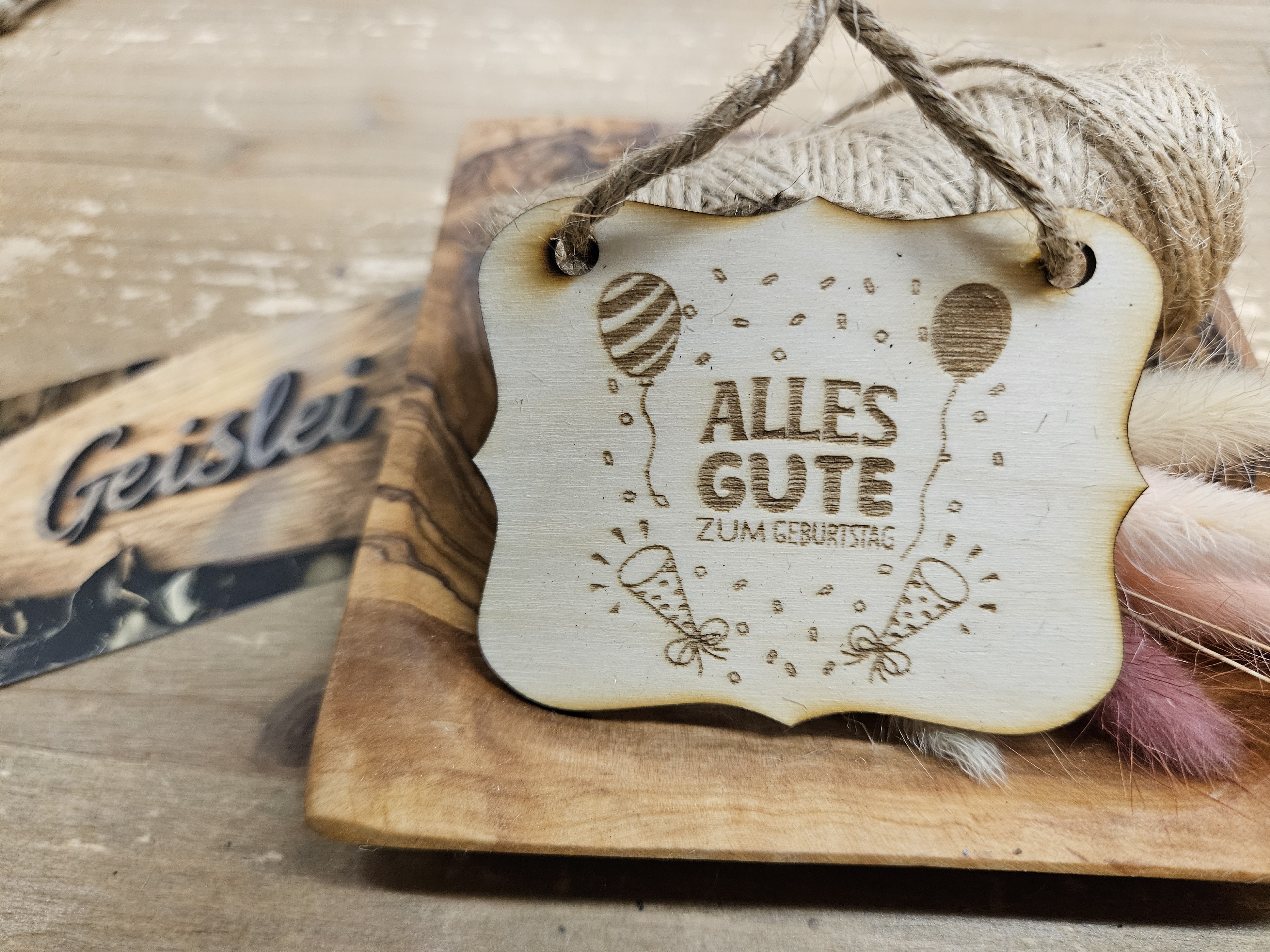 Spruchschildchen - Alles Gute